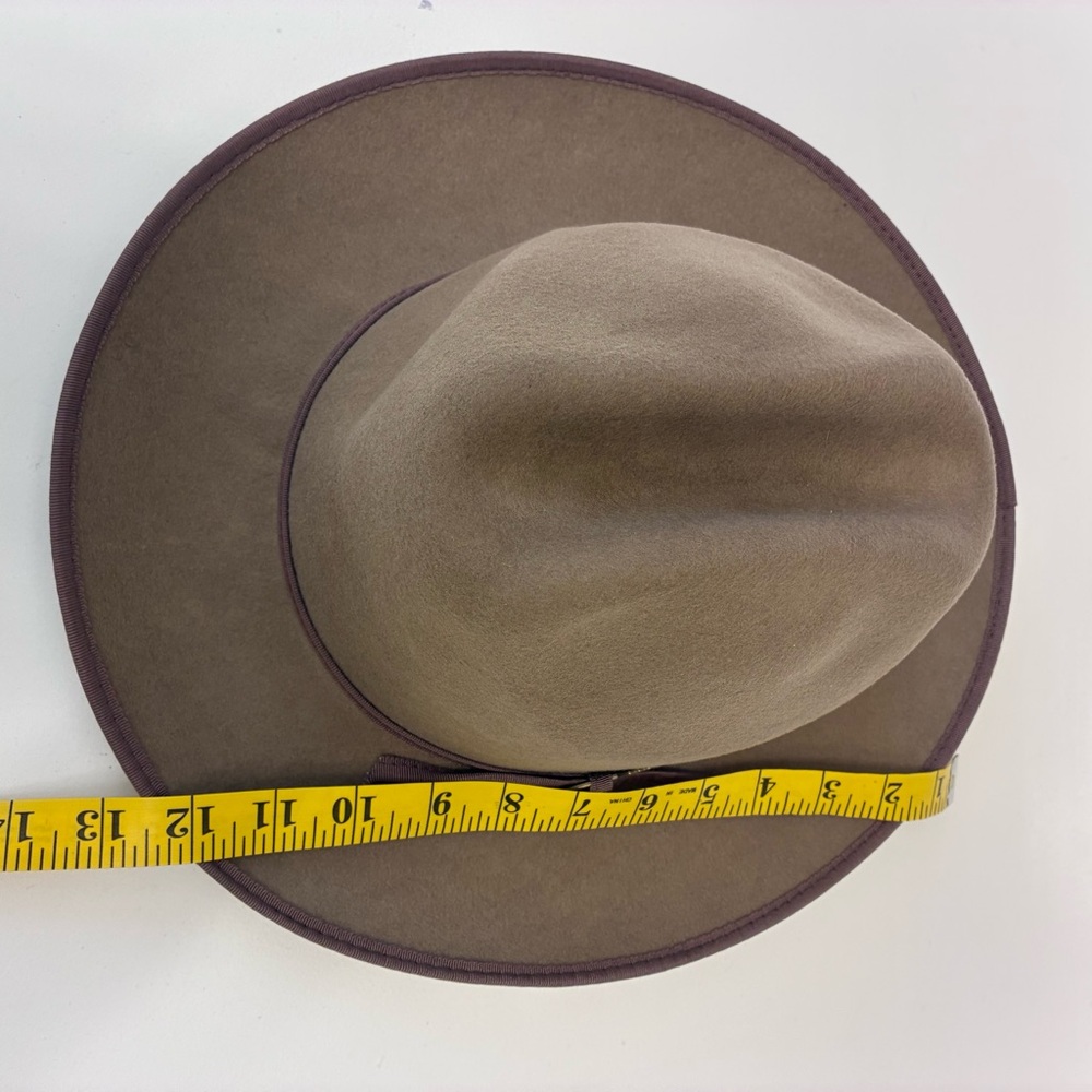 Open Road Felted Wool Brown Wide-Brim Hat NWT - Picture 7 of 7